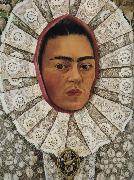 Frida Kahlo Self-Portrait oil